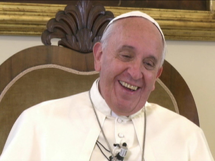 האפיפיור פרנציסקוס (צילום: חדשות 2)