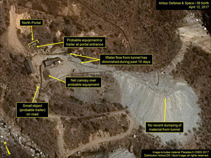 אתר הגרעין של צפון קוריאה (צילום: CNN)
