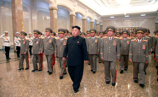 איום עוכר שלווה. קוריאה הצפונית (צילום: רויטרס)