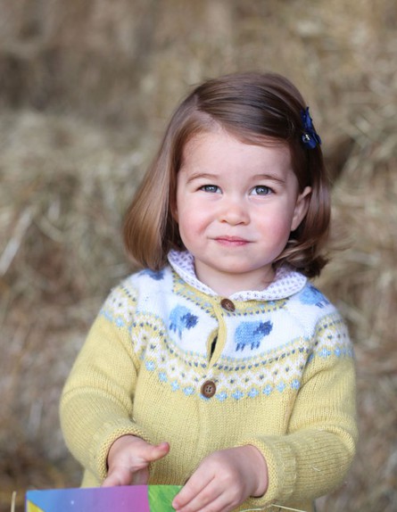 הנסיכה שארלוט בת שנתיים (צילום: twitter)