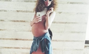 יוליה פלוטקין בהריון שני (צילום: מתוך instagram)