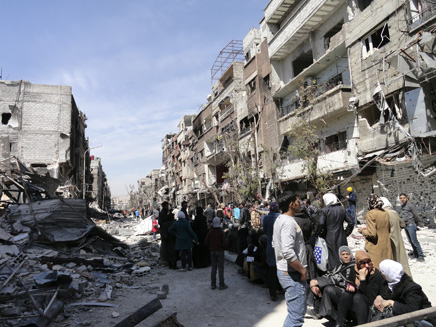 הלחימה בדמשק, ארכיון (צילום: רויטרס)