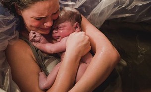 לידה מרגשת (צילום: מתוך instagram)