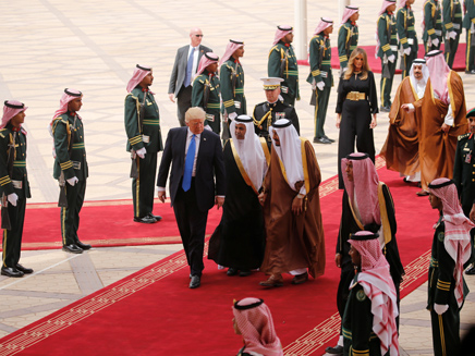 יציג יוזמה מדינית? טראמפ בסעודיה (צילום: רויטרס)