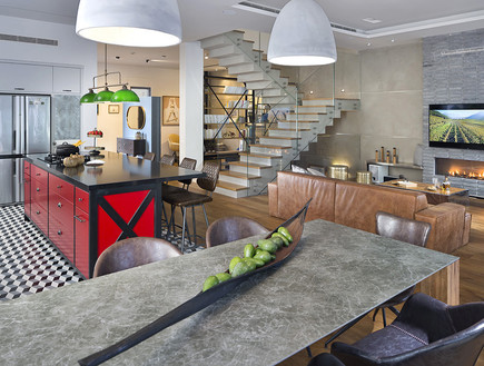 מיכל חן, סלון ומטבח (6)