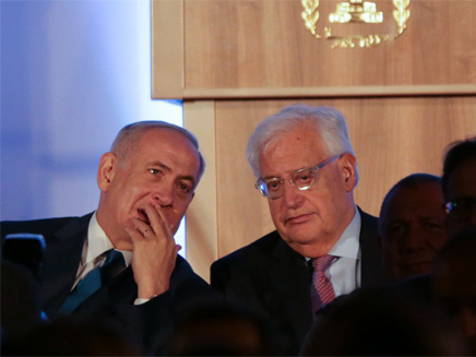 נתניהו והשגריר פרידמן בירושלים (צילום: הלל מאיר / TPS)