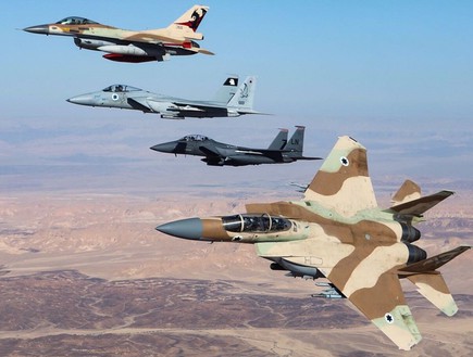 תרגיל משותף בין חיל האוויר הישראלי לחיל האוויר האמ (צילום: דובר צה''ל, מערכת את