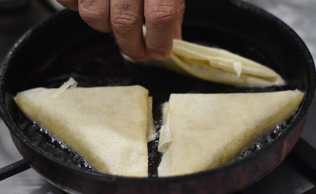 בריק דגים. הטיגון