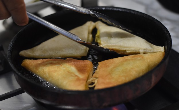 בריק דגים. הטיגון