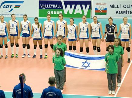 הפסד מעודד לישראל (איגוד הכדורעף) (צילום: ספורט 5)