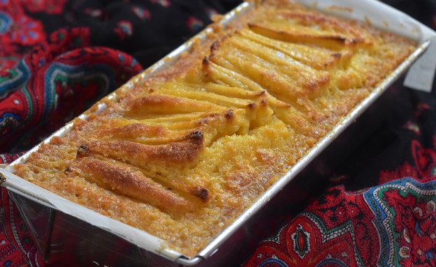 עוגת תפוחים של חן ואלון (צילום: חן ואלון קורן, mako אוכל)
