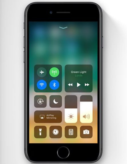 ממשק השליטה החדש ב-iOS 11 (צילום: יחסי ציבור)