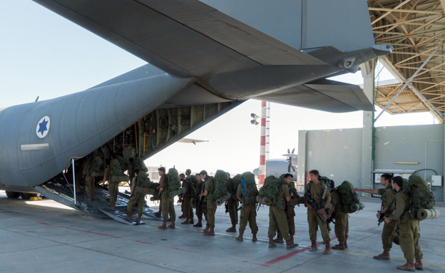 האימון נערך בשיתוף כוחות מקומיים (צילום: דובר צה"ל)