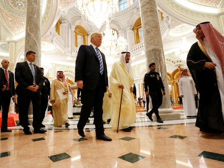 מנסה להראות הישגים? טראמפ בסעודיה (צילום: רויטרס)