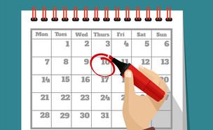 לוח שנה (איור: Pretty Vectors, Shutterstock)