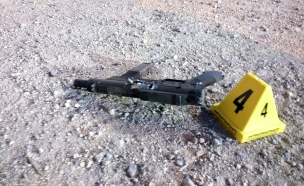 נשק מאולתר "קרל גוסטב" (צילום: דוברות המשטרה)