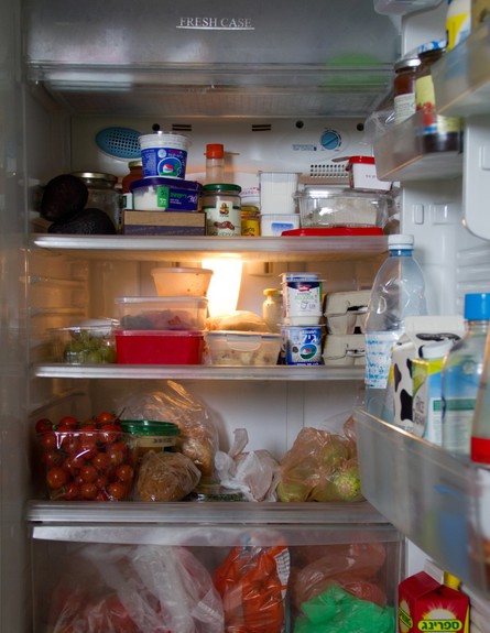 המקרר של עידית (צילום: עידית נרקיס כ"ץ, אוכל טוב)