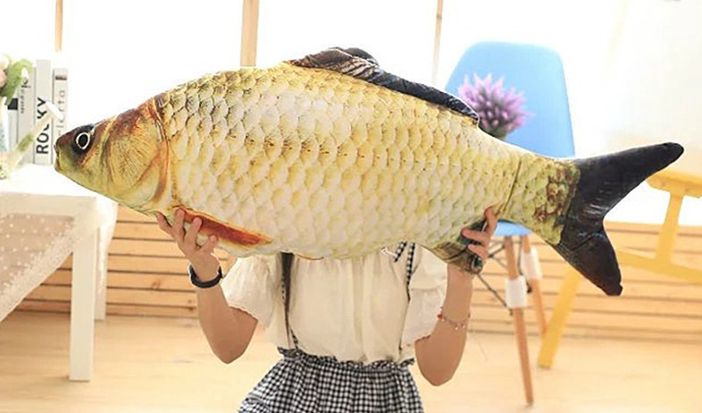 אליאקספרס09, כרית ריאליסטית בצורת דג (צילום: aliexpress)