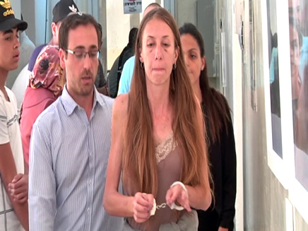מעצרה של מנדלב לפני חודש (צילום: חדשות 2)