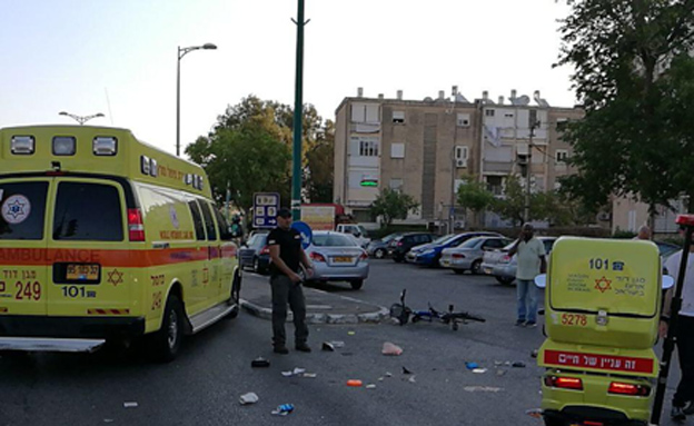 תאונה קטלנית בחיפה (צילום: תיעוד מבצעי מד"א)