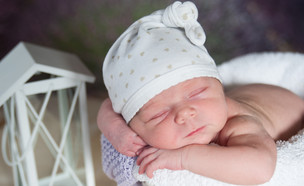 תינוק שרק נולד בסלסלה (צילום: WildStrawberry, Shutterstock)