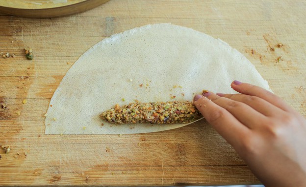 סיגרים מתוקים - שלב המילוי