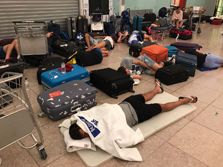 ספורטאי נבחרת הג'ודו בנמל