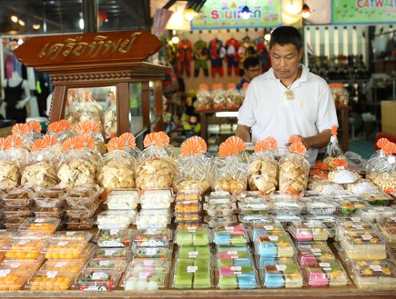 שוק אוכל בבנגקוק, תאילנד (צילום: אוריינטל פוד)