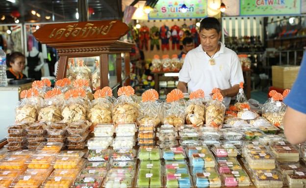 שוק אוכל בבנגקוק, תאילנד (צילום: אוריינטל פוד)