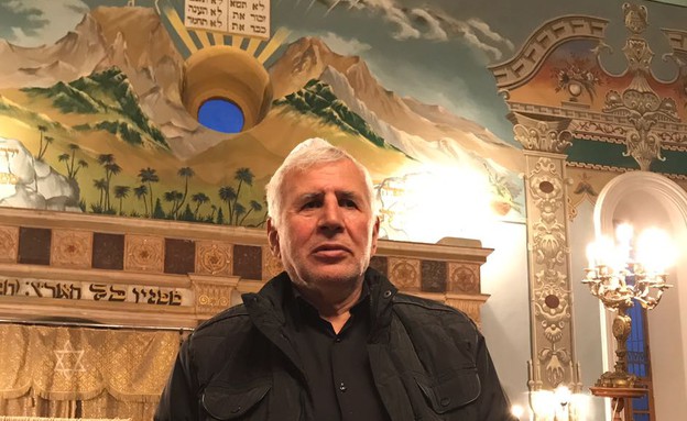 משה בלוואשווילי גבאי בית הכנסת