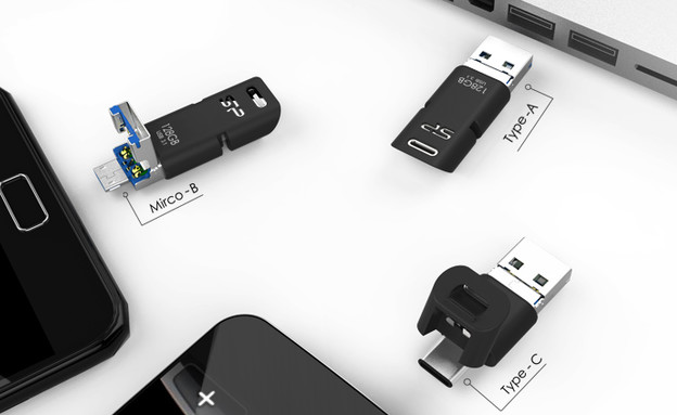 התקן דיסק-און-קי שתומך בכל סוגי ה-USB (צילום:  יחסי ציבור )