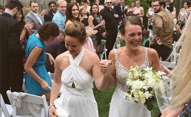 החתונה של קיילי וקירסטן  (צילום: מתוך instagram)