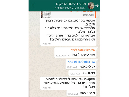 מתוך קבוצות הוואטסאפ (צילום: צילום מסך)