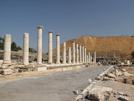 בית שאן העתיקה (צילום: יחסי ציבור, ויקיפדיה)