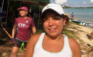 נערה אמריקאית תושבת גואם (צילום: חדשות 2)