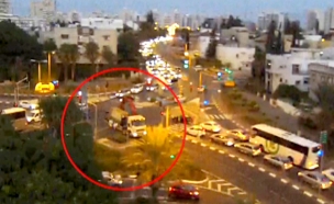 תיעוד המשאית - רגעים לפני התאונה (צילום: נתיבי ישראל)