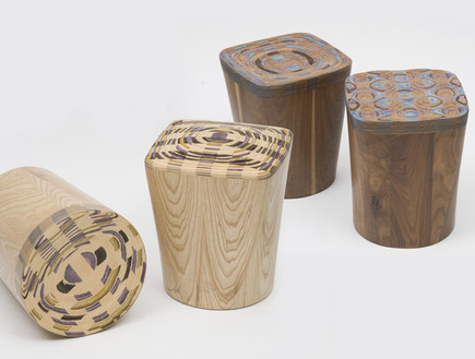דפי רייס דורון, פרויקט זוכה cad weaving stools בתחרות עבור FENDI (צילום: יחסי ציבור)