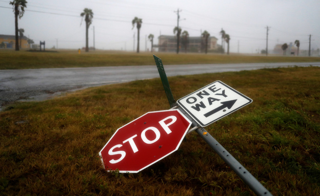 הוריקן הארווי ארה"ב (צילום: חדשות 2)