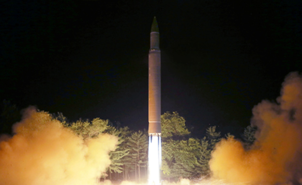 שיגור טיל בצפון קוריאה (ארכיון) (צילום: רויטרס)