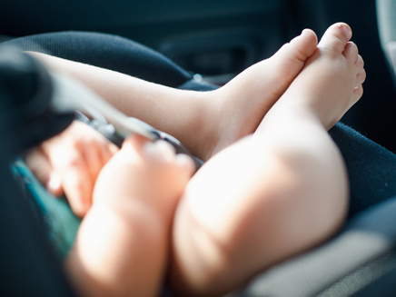 תינוקת נשכחה ברכב, ומתה (צילום: Nickolay Adamiuk, 123RF)