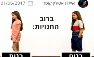 גזרה צמודה לבנות כבר מביה''ס היסודי (צילום: איילת אסולין קופר, מתוך "חי בלילה", קשת)