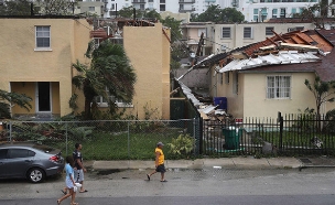 הוריקן אירמה (צילום: CNN)