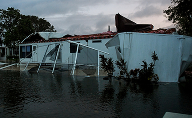 מנזקי ההוריקן בפלורידה (צילום: רויטרס)