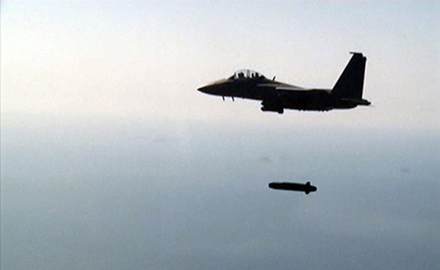 השיגור ממטוס הקרב (צילום: צבא דרום קוריאה)