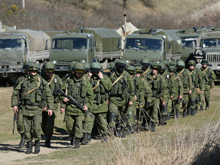 כוחות צבא רוסים (צילום: רויטרס)