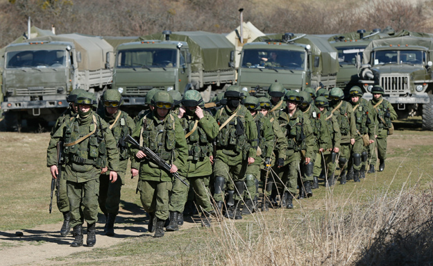 כוחות צבא רוסים (צילום: רויטרס)