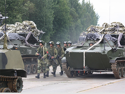התרגיל הצבאי הרוסי (צילום: משרד ההגנה הרוסי)