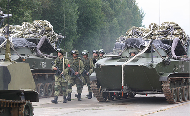 התרגיל הצבאי הרוסי (צילום: משרד ההגנה הרוסי)