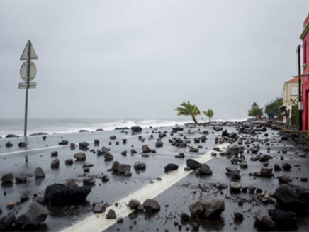 ההרס באי הקריבי (צילום: sky news)