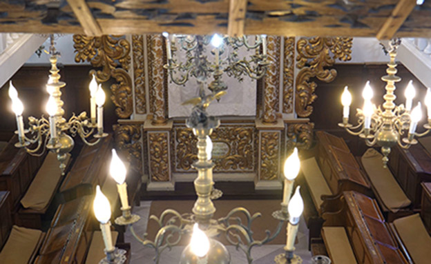 בית הכנסת האיטלקי בירושלים (צילום: חדשות 2)